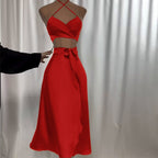 Ensemble Bustier et Jupe Cintrée – Chic et Élégant pour Femme